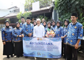 ASN Polda Banten Gelar Ziarah dan Anjangsana Sambut HUT Ke-54 KORPRI