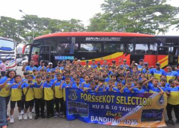Wali Kota Tangerang Lepas 75 Atlet Muda FORSSEKOT untuk Berlaga di Piala Kadin Bandung Barat