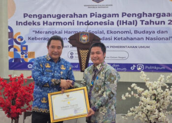 Kabupaten Tangerang Raih Piagam Penghargaan Indeks Harmoni Indonesia 2025