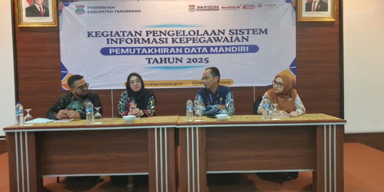 BKPSDM Kabupaten Tangerang Gelar Pemutakhiran Data Mandiri dan Sosialisasi DMS–SIASN