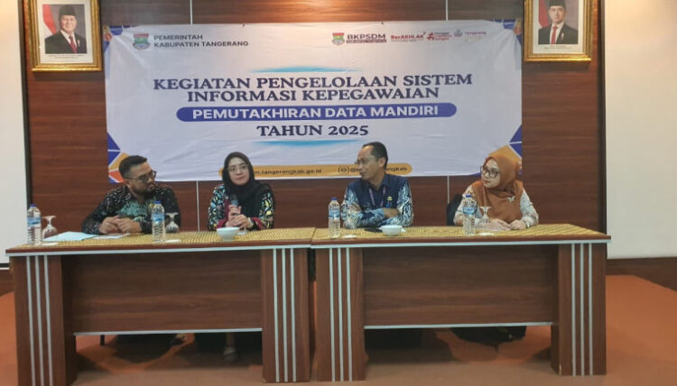BKPSDM Kabupaten Tangerang Gelar Pemutakhiran Data Mandiri dan Sosialisasi DMS–SIASN