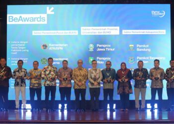 Pemkot Tangsel Raih Penghargaan Pengguna Aktif Terbanyak Sertifikasi Elektronik di BE Award 2025