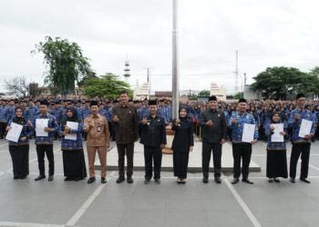 Bupati Serang Lantik 6.057 PPPK Paruh Waktu, Tekankan Etos Kerja dan Integritas