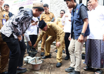 Bupati Tangerang Resmikan Peletakan Batu Pertama Pembangunan Asrama Pondok Pesantren 2025