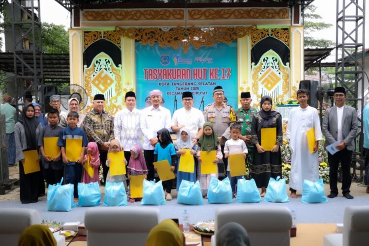 Ciputat Gelar Tasyakuran HUT ke-17 Kota Tangsel, Pilar Saga Ajak Masyarakat Perkuat Semangat Kolaborasi