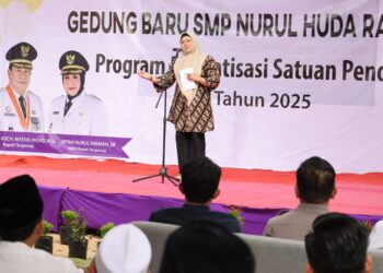 Gedung Baru SMP Nurul Huda Diresmikan, Pesan Tegas Wabup Tangerang Ini Bikin Penasaran