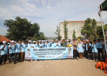 Bupati Serang Perintahkan Aksi Bersih-Bersih Sungai Cikubang, Antisipasi Banjir Jelang Cuaca Ekstrem