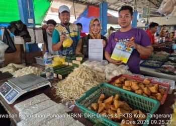 Pemkot Tangerang Perketat Pengawasan Pangan Jelang Nataru