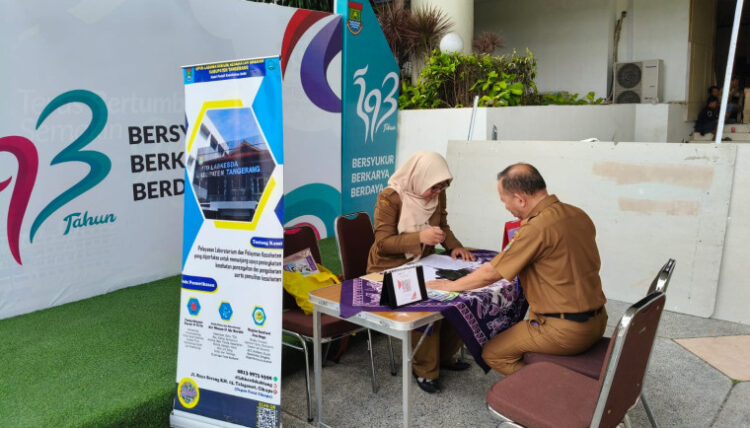 Pemeriksaan Kesehatan Laboratorium Rutin bagi Pegawai Pemerintah Kabupaten Tangerang