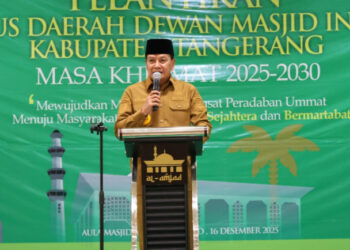Bupati Maesyal Rasyid Hadiri Pelantikan PD DMI Kabupaten Tangerang Masa Bakti 2025–2030