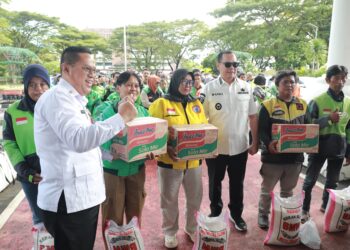 Pemkot Serang Salurkan Bantuan Sosial bagi Pengemudi Ojek Online