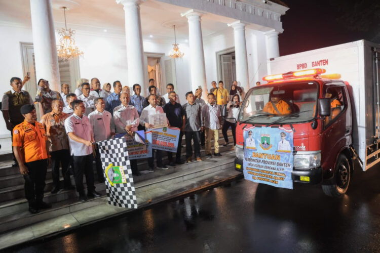 Pemprov Banten Salurkan Rp3 Miliar dan Bantuan Logistik untuk Korban Bencana di Sumatera dan Aceh