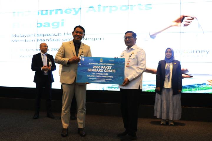 7.000 Paket Sembako Mengalir dari Bandara Soetta, Kolaborasi BUMN–Pemkot Jadi Sorotan