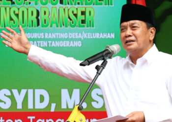 3.400 Ansor Banser Tumpah Ruah di Curug, Bupati Tangerang Tegaskan Peran Strategis Penjaga NKRI