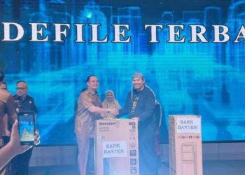 Kecamatan Taktakan Sukses Raih Defile Terbaik 1 Kota Serang Tahun 2025