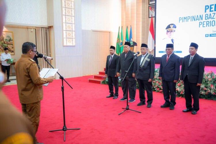 Baznas Banten Resmi Dilantik, Gubernur Andra Soni Siapkan Jurus Integrasi Zakat untuk Percepat Pembangunan