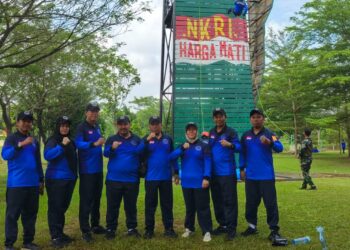 Retret PWI Hari Ketiga, PWI Banten Ikuti Pembekalan Menhan dan Outbound Bela Negara