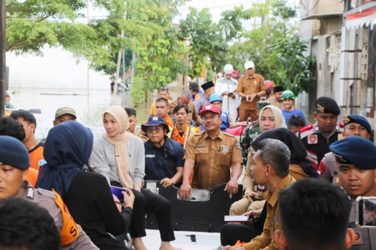 Bupati Serang Tinjau Lokasi Banjir di BCP 2, Serukan Evakuasi Warga dan Normalisasi Sungai