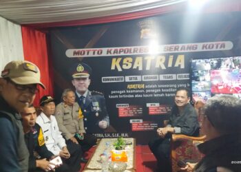 Kapolda Banten dan Wali Kota Serang Pantau Keamanan Malam Tahun Baru di Kota Serang