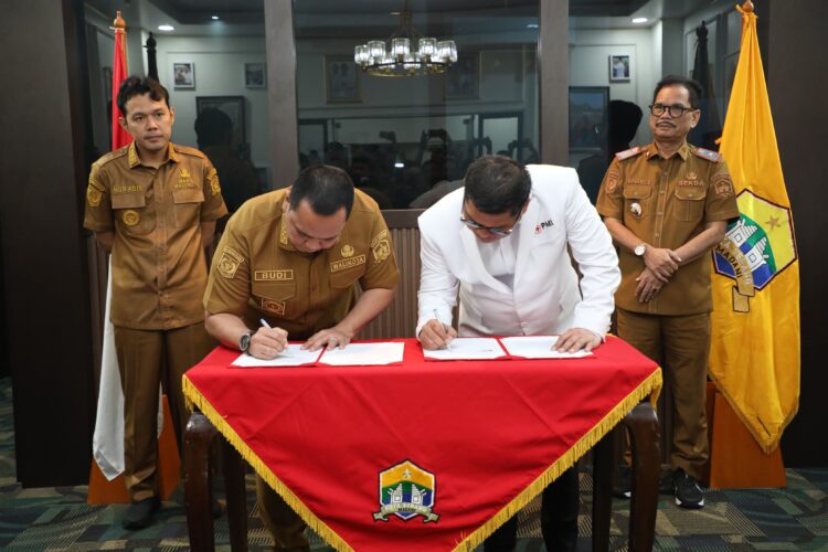 PMI Kabupaten Serang Serahkan Aset Gedung Kantor kepada Pemkot Serang