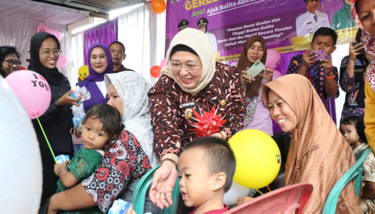 Wabup Tangerang Monitoring Pelaksanaan Gerebek Posyandu, Tekankan Pentingnya Pencegahan Stunting