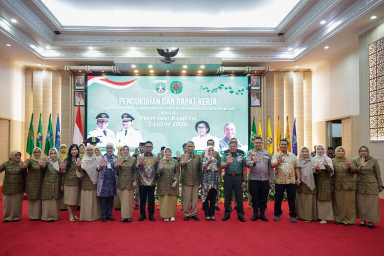 Gubernur Banten Andra Soni Kukuhkan Kepengurusan PPTI Wilayah Provinsi Banten