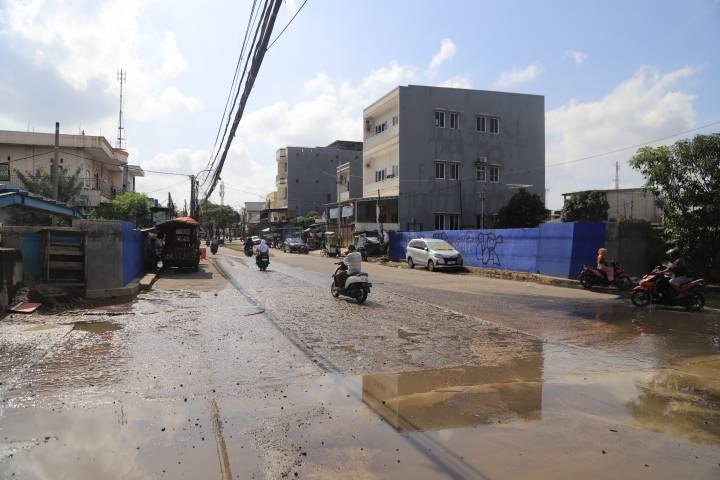 Jembatan Alamanda Periuk Sudah Bisa Dilewati Kendaraan