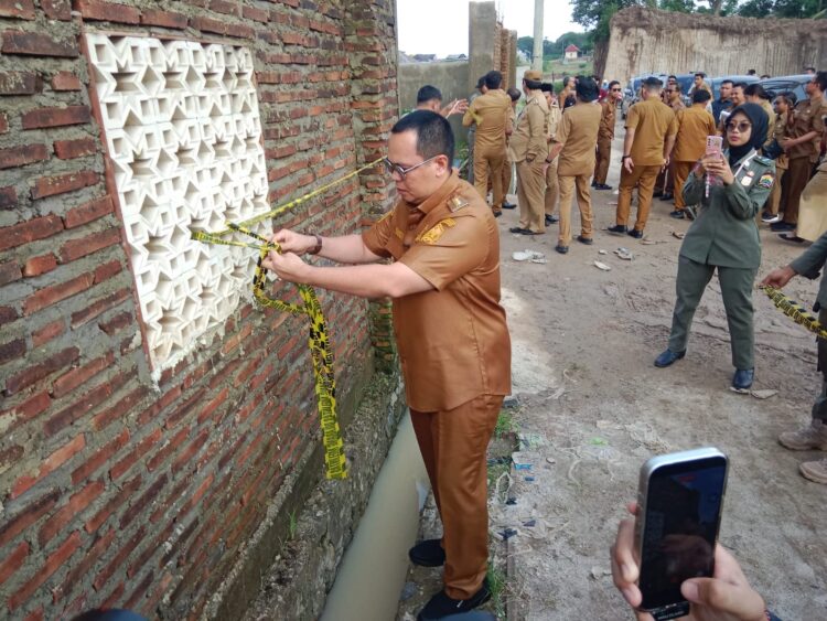 Pemkot Serang Tutup Permanen Galian C Ilegal di Umbul Tengah