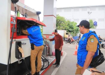 Pemkot Tangerang Lakukan Uji Tera Alat Ukur di SPBU Jatiuwung