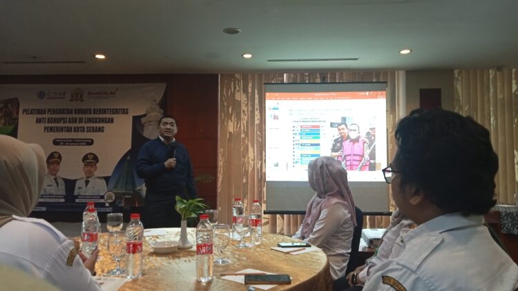 Pemkot Serang Gelar Pelatihan Penguatan Budaya Berintegritas Antikorupsi bagi ASN