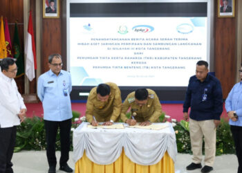 Aset Air Bersih Resmi Berpindah, 29 Ribu Sambungan Kini di Bawah Kendali Kota Tangerang