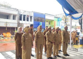 Diguyur Hujan, Pelantikan Pejabat Pemkot Serang Tetap Khidmat dan Sarat Makna