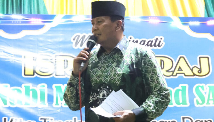 Bupati Tangerang Hadiri Peringatan Isra Mi’raj di Masjid Jami Raudhatul Jannah