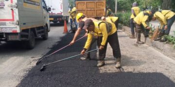 Pemkot Tangerang Perbaiki Jalan Marsekal Suryadarma Neglasari
