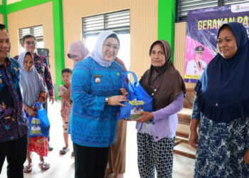 Wabup Tangerang Monitoring Gerakan Pangan Murah di Sukamulya