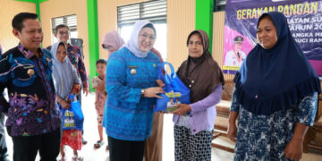 Wabup Tangerang Monitoring Gerakan Pangan Murah di Sukamulya