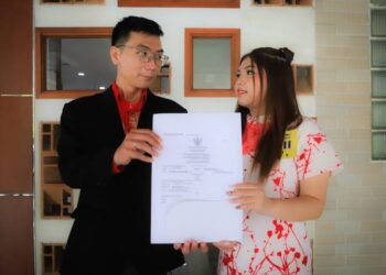 Tangerang Ngebesan, 106 Pasang Pengantin Rayakan Pernikahan Massal di HUT ke-33 Kota Tangerang