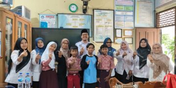 Kepala Desa Sindangheula Jalin Silaturahmi dan Kerja Sama Pendidikan dengan SDN Benoa